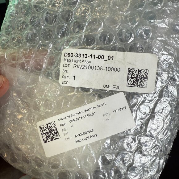 D60-3313-11-00-01 Diamond DA42-NG‎ Map Light Assembly - Picture 8 of 8